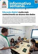 Capa do Informativo Semanal da Prefeitura de Joinville, período de 2 a 6 de fevereiro de 2015 - Fotografo: Secom - Data: 06/02/2015