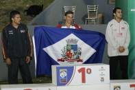 Kaynan Xavier Hack de Joinville é medalha de ouro nos 400mts. rasos nos 53º Jasc em blumenau. - Fotografo: Phelippe José - Data: 25/11/2013