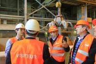 O prefeito de Joinville, Carlito Merss, visitou nesta segunda-feira (24/10), na região central de Paris, uma usina de tratamento de lixo. Usina processa 1.300 toneldas de lixo por dia por combustão, produzindo energia e vapor - Fotografo: Anildo Jorge - Enviado Especial Paris - Data: 24/10/2011