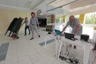 Montagem de estrutura no Centreventos para atendenter contribuintes sobre duvidas no IPTU - Fotografo: Rogerio da Silva - Data: 04/01/2016