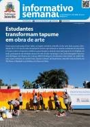Capa do Informativo Semanal da Prefeitura de Joinville - 81 - período de 30 de março a 2 de abril de 2015 - Fotografo: Secom - Data: 02/04/2015