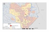 Mapa com indicativo das áreas consideradas de alto risco de deslizamentos em Joinville - Fotografo: Defesa Civil/Divulgação - Data: 14/11/2013