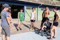 Equipe de atletismo que treina para os Parajasc - Fotografo: Rogerio da Silva - Data: 04/03/2015