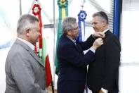 Posse do novo presidente da Companhia Águas de Joinville, Roberto Luiz Carneiro - Fotografo: Jaksson Zanco - Data: 07/10/2013