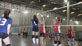 16ºJogos Escolares  de Joinville = Competição de volei feminino. - Fotografo: Phelippe José da Silva - Data: 05/11/2014