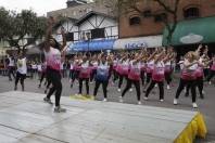 Dia Mundial sem carro= Ginastica Mexa-se com a felej da Arena Joinville fazendo apresentação - Fotografo: Phelippe José - Data: 22/09/2015