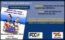 Nesta sexta-feira (4/5), às 20h30, na Câmara de Vereadores de Joinville, o autor Marinaldo Silva e Silva realiza o lançamento do seu livro intitulado "Quem são essas crianças que tem" - Fotografo: Divulgação Secretaria de Educação - Data: 03/05/2012
