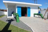 Águas de Joinville aciona sistema que liga reservatórios - Fotografo: Divulgação/SECOM - Data: 18/03/2014
