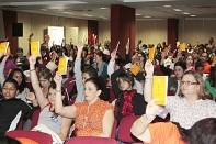 A IX Conferência da Criança e do Adolescente aprova 19 propostas que estarão na conferência regional, que acontece em novembro, em Joinville - Fotografo: José Carlos Forner - Data: 25/10/2011