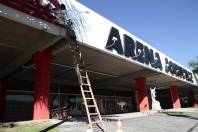Felej executa melhorias na Arena Joinville - Fotografo: Rogerio da Silva - Data: 07/05/2013