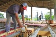 As obras para a construção de um centro de eventos destinado ao público da área rural de Joinville já começaram. O espaço será construído na Fundação 25 de Julho, terá capacidade para 830 pessoas - Fotografo: Mauro Arthur Schlieck - Data: 06/12/2011