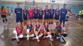 Equipe feminina de vôlei de Joinville (Avojoi/Felej) da categoria infanto (até 18 anos) - Fotografo: Divulgação - Data: 24/03/2015