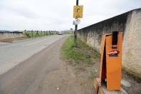 Cancela instalada próximo ao aeroporto será consertada nesta semana em Joinville - Fotografo: Rogerio da Silva - Data: 28/04/2014