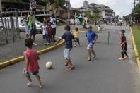 Felej reinicia Joinville Movimento na Avenida Hermann August Lepper = Jogo de futebol. - Fotografo: Phelippe José - Data: 01/03/2015