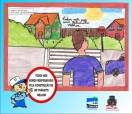 O concurso de desenho realizado pela CONURB, em parceira com a Secretaria da Educação, no mês de abril, elegeu os nove melhores desenhos de cada escola, que serão colocados nas defensas do centro da cidade. Escola Municipal Laura Andrade. - Fotografo: Reprodução/CONURB - Data: 08/05/2012