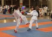 Atleta de karate feminino de Joinville Maria Heloísa - peso até 60kg - competindo na 14ª Olesc em Criciuma. - Fotografo: Phelippe José da Silva - Data: 22/09/2014