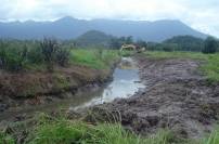 A Prefeitura de Joinville, por meio da Secretaria Distrital de Pirabeiraba está executando, em parceria com proprietários rurais, a manutenção de valas em diversos pontos de Pirabeiraba. Duas escavadeiras hidráulicas está sendo utilizadas para este fim.  - Fotografo: Secretaria Distrital de Pirabeiraba - Data: 21/03/2012