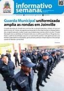 Capa Informativo Semanal da Prefeitura de Joinville - 86 - período de 4 a 8 de maio de 2015 - Fotografo: Secom / Arte - Data: 08/05/2015