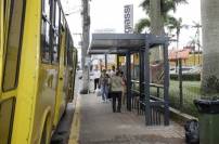 Seinfra instala novos abrigos de ônibus em Joinville - Fotografo: Phelippe José - Data: 14/01/2016
