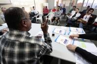 Felej realiza reunião com os técnicos para preparação da participação da delegação de Joinville nos Joguinhos Abertos de SC - Fotografo: Rogerio da Silva - Data: 16/07/2014