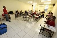 Professores de Joinville recebem treinamento de primeiros socorros - Fotografo: Rogerio da Silva - Data: 30/03/2015