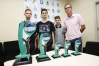 Fanfarra da Escola Municipal Paul Harris ganha troféu de campeão geral infantil no III Concurso de Fanfarras e Bandas no Paraná - Fotografo: Jaksson Zanco - Data: 03/11/2015