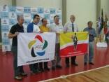 Joinville recebe a bandeira dos Jasc - Fotografo: Divulgação Felej - Data: 19/11/2012