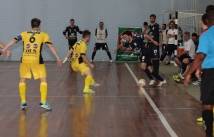 Equipe masculina de futsal participando dos 54º  Jasc em Itajaí = Jogo Krtona(Joinville) x Jaraguá do Sul. - Fotografo: Phelippe José da Silva - Data: 20/11/2014