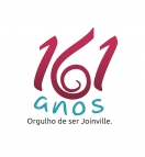 Logomarca dos 161 anos do aniversário de Joinville - Fotografo: Divulgação Secom - Data: 24/02/2012
