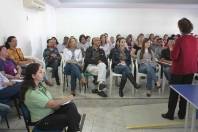 Representantes da Secretaria de Assistência Social, Ministério Público e entidades sociais participaram da primeira reunião do Fórum Permanente de Diagnóstico Social, nesta segunda (2/7). Em discussão, o Plano Municipal da Política da Criança e do Adolescente em Joinville - Fotografo: Mayara Pabst - Data: 02/07/2012