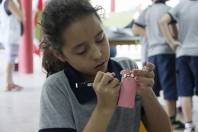 Projeto leva arte e educação a quatro escolas municipais de Joinville  - Fotografo: Caroline Farias/Secom - Data: 17/03/2016