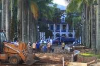 A rua das Palmeiras, oficialmente alameda Brustlein, passa por um processo de revitalização em projeto desenvolvido pela Fundação Cultural e pelo Instituto de Pesquisa e Planejamento para o Desenvolvimento Sustentável de Joinville (Ippuj). - Fotografo: Kátia Nascimento - Data: 03/04/2012